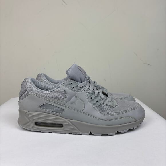 Nike Air Max 90 Recraft Wolf Grey Sneakers Shoes Men's 14 Streetwear - Picture 3 of 12